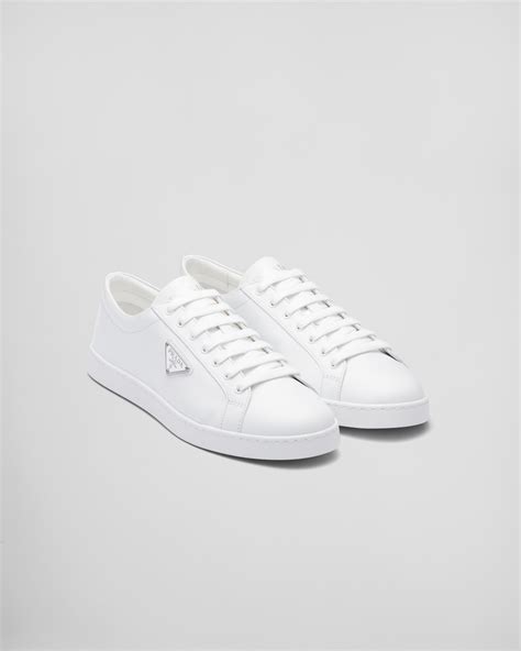 sneakers prada bianche|prada high top sneakers women's.